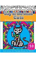 Coloring Books for Grownups Day of the Dead Cats