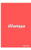Ethi Pike - Clarissa / Notebook / Extended Lined Pages / Soft Matte Cover: An Ethi Pike Collectible Journal