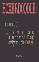 Boxerdoodle (noun) 1. Same As A Normal Dog Only Much Cuter