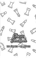 Chess Scorebook - 100 Games - 90 moves