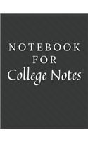 Notebook For College Notes