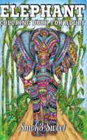 Elephant Coloring Book for Adult