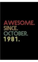 Awesome. Since. October. 1981.