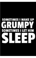 Sometimes I Wake Up Grumpy Sometimes I Let Him Sleep