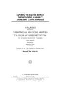 Exploring the balance between increased credit availability and prudent lending standards