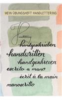 Mein Übungsheft Handlettering