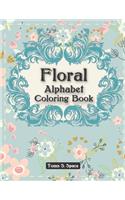 Floral Alphabet Coloring Book