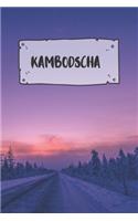 Kambodscha: Liniertes Reisetagebuch Notizbuch oder Reise Notizheft liniert - Reisen Journal für Männer und Frauen mit Linien