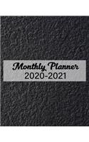 Monthly Planner 2020-2021: Jan 1, 2020 to Dec 31, 2021: Monthly Planner + Calendar Views Schedule Organizer