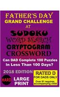 Father's Day Grand Challenge at Sudoku, Word Search, Cyptogram, Crossword: Can Dad Complete 100 Pozzles in Less Than 100 Days?