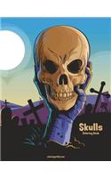 Skulls Coloring Book 1