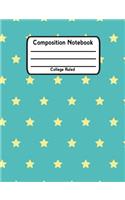 Composition Notebook: Cute College Ruled Lined Student School Journal