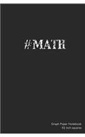 Graph Paper Notebook 1/2 inch squares