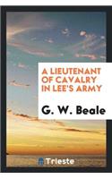 A Lieutenant of Cavalry in Lee's Army