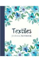Textiles Journal Notebook