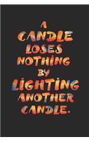 A Candle Loses Nothing by Lighting Another Candle