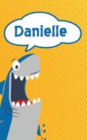 Danielle: Personalized Shark Blood Sugar Diet Diary Journal Log Featuring 120 Pages 6x9
