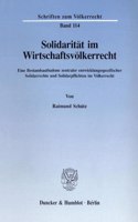 Solidaritat Im Wirtschaftsvolkerrecht