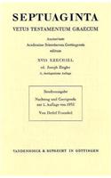 Septuaginta. Vetus Testamentum Graecum. Nachtrag Zu