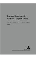 Text and Language in Medieval English Prose
