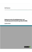Bedeutung der Produktpiraterie auf Forschung und Entwicklung (Stand 2006)