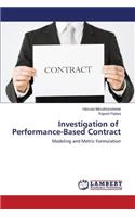 Investigation of Performance-Based Contract