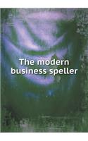 The modern business speller: (English)