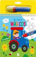 PINTO CON AGUA-EN LA GRANJA