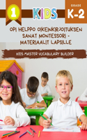 Opi helppo oikeinkirjoituksen sanat Montessori -materiaalit lapsille Kids Master Vocabulary Builder