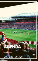 Agenda 2020 2021: Agenda Scolaire Football Foot Sport Joueur Stade Supporter Foot - 292 pages primaire collège lycée étudiant