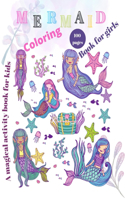 Mermaids coloring book for girls