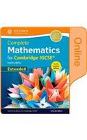 Complete Mathematics for Cambridge Igcserg Online Book (Extended)