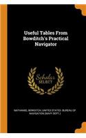 Useful Tables from Bowditch's Practical Navigator
