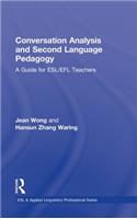 Conversation Analysis and Second Language Pedagogy