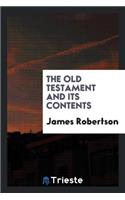 The Old Testament and Its Contents