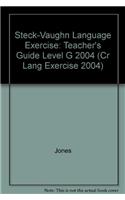 Steck-Vaughn Language Exercises: Teacher's Guide Grade 7 Level G 2004