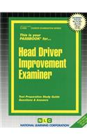 Head Driver Improvement Examiner: Passbooks Study Guide