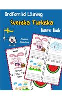 Ordforråd Läsning Svenska Turkiska Barn Bok