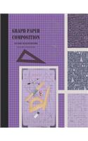 Graph Paper Composition: Grid Paper Notebook, Squared Graphing Paper * Blank Quad Ruled * Large (8.5 x 11) * Amethyst