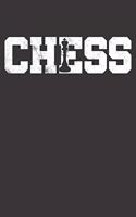 Chess Notebook: Chess King Vintage 6x9 Dot Grid 120 Pages Notebook Sketchbook Journal