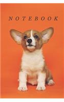 Notebook: Cute Dog Design - (Journal, Diary) - 100 lined pages - 6x8