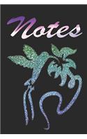 Notes: Bird Notebook, Journal size 6x9