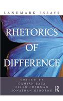 Landmark Essays on Rhetorics of Difference