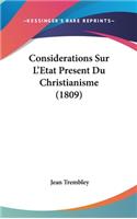 Considerations Sur L'Etat Present Du Christianisme (1809)