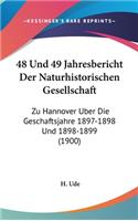 48 Und 49 Jahresbericht Der Naturhistorischen Gesellschaft