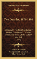 Two Decades, 1874-1894