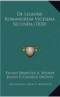 De Legione Romanorum Vicesima Secunda (1830)