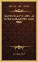 Aphorismen Aus Dem Gebiete Der Weisheit Und Klugheit Des Lebens (1823)