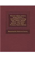 Warren-Adams Letters, Volume 1,1743 - 1777