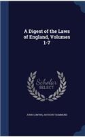 A Digest of the Laws of England, Volumes 1-7